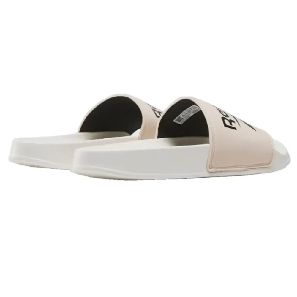 REEBOK Fulgere Slide Sandal Chalk Soft Ecru Black Logo Mens 11 Womens 12 NWT